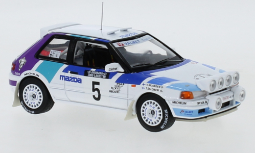 Mazda 323 GTX No.5 Mazda Rally Team 1000 Lakes Rally 1990 Salonen/Silander - 1:43